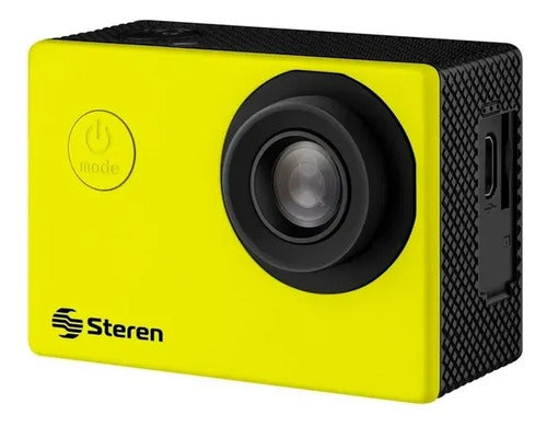Cámara Deportiva Para Niños Steren Cam-kids Hd Fotos Y Video Amarillo