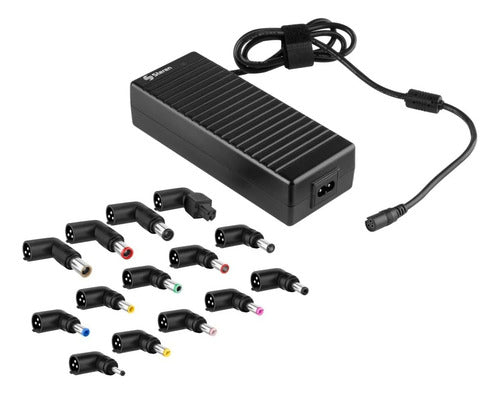 Cargador Universal Laptop Steren Com-137 120w 14 Puntas Negro