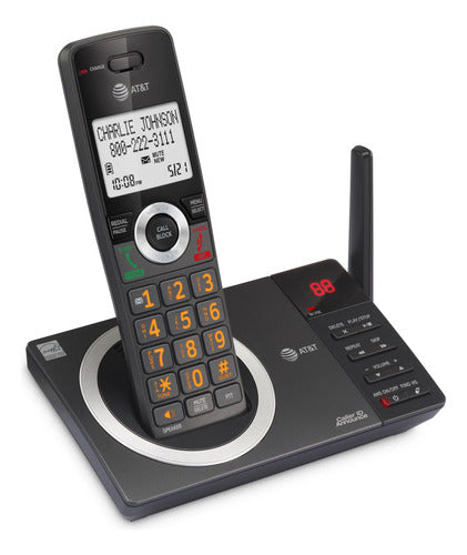 Teléfono Inalámbrico At&t Modelo Cl82118 Negro