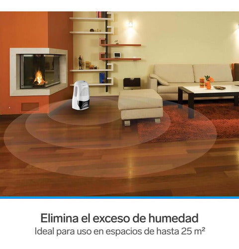 Deshumidificador Steren Air-250 Eléctrico Blanco 2l Blanco
