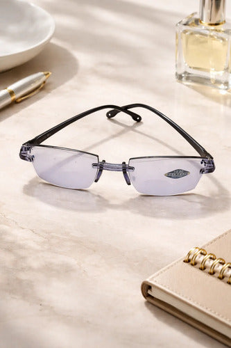 Pack 4 Lentes De Lectura Bifocales +3.00 Filtro Luz Azul Pc Negro