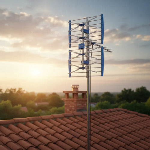Antena Tv Externa Steren Ant-xtreme 23 Elementos Hd