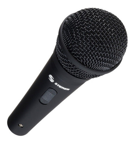 Micrófono Esférico Alta Fidelidad Cantante Steren Mic-710 Negro