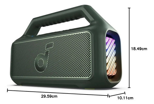 Bocina Portátil Potente Soundcore Boom V2 Contra Agua Flota Negro