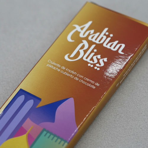 Chocolate Dubai Arabian Bliss 90g Artesanal Pistache Gourmet