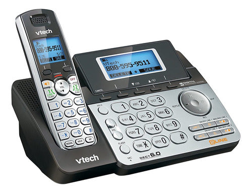 Vtech Ds615 Sistema Telefónico Para 2 Lineas Expandible Color Negro - Aceptable (Reacondicionado)