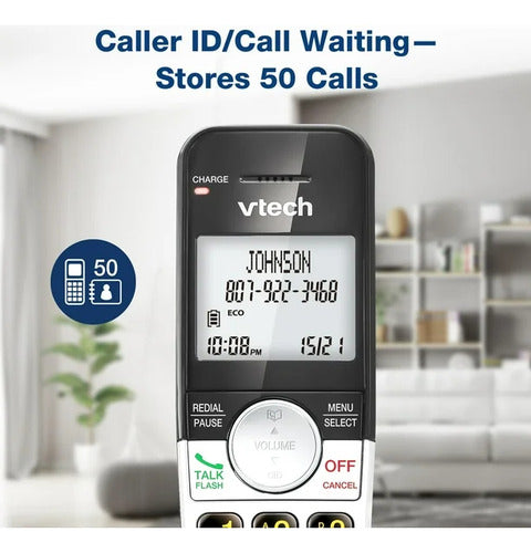 Vtech Vg231 Teléfono Inalámbrico Digital Dect 6.0 Silver/black