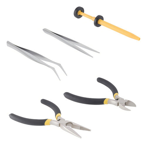 Kit Herramientas Reparación Celular Steren Her-116 Negro