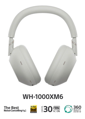 Sony Wh-1000xm6 Audífonos Inalámbricos Con Noise Cancelling Gris
