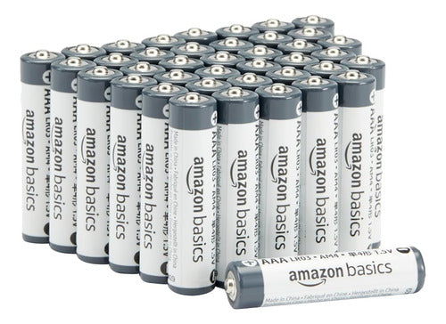 50 Pilas Aaa Amazon Basics Alcalina Aaa/lr6 Cilíndrica 1.5v