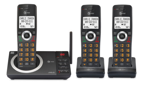 Teléfono Inalámbrico At&t Cl82318 Bloqueo Llamadas Negro