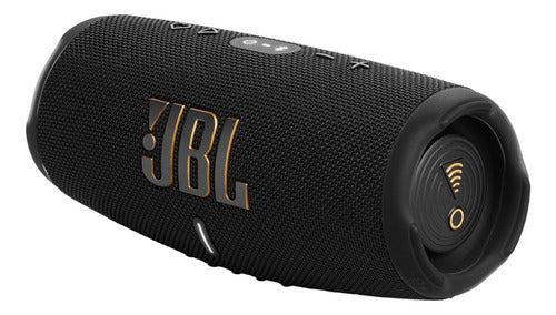 Parlante Portátil Jbl Charge 5 Bluetooth Color Negro - Excelente (Reacondicionado)