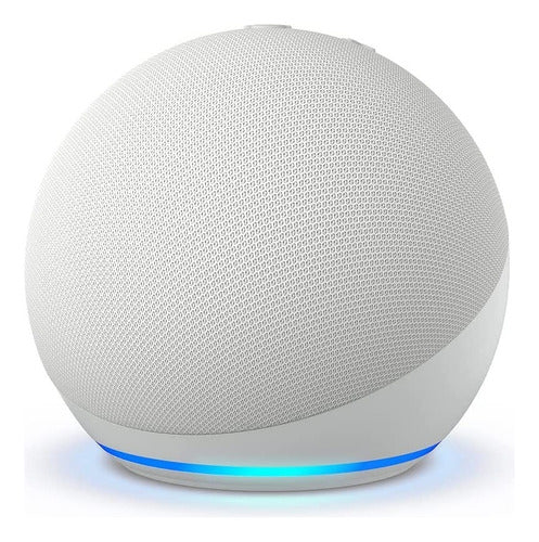 Asistente Virtual Amazon Echo Dot 5ta Gen Blanco Color Glaci Blanco