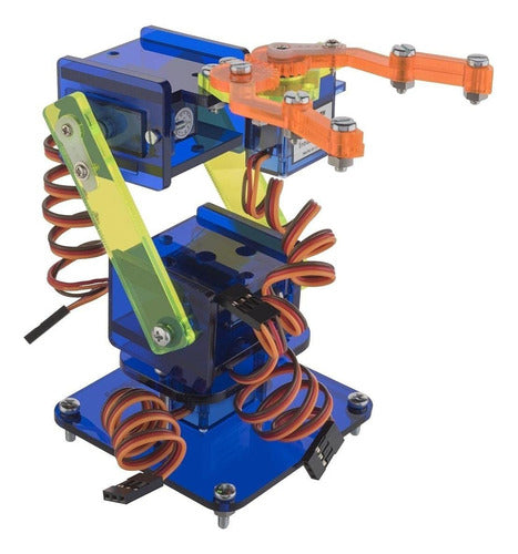 Kit Mini Brazo Robotico Steren K-910 Brazo Robotico Amarillo