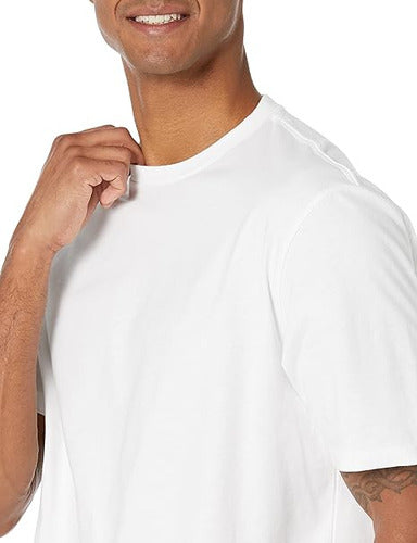 Playera Amazon Essentials 2 Pack Negra/blanca Cuello Redondo Blanco Lisa G Lisa
