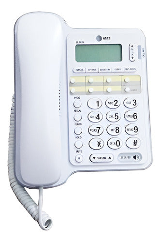 Teléfono Fijo Att Blanco Id Llamadas En Espera - Bueno (Reacondicionado)