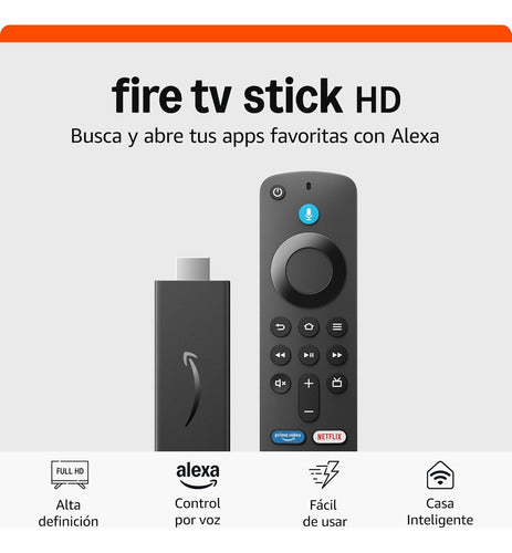 Amazon Fire Tv Stick 4k Select 8gb Control Con Alexa Negro De Voz