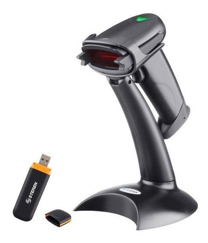 Lector Código Barras Inalámbrico Steren Com-596 Usb Negro