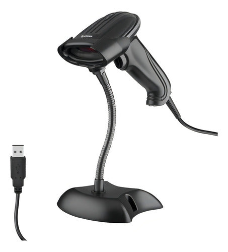 Lector Código Barras Láser Steren Com-595 Usb Punto Venta Usb/rs-232/rj-485