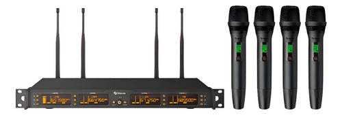 Micrófono Steren Mic-8540pro Profesional Xlr Cardioide Negro