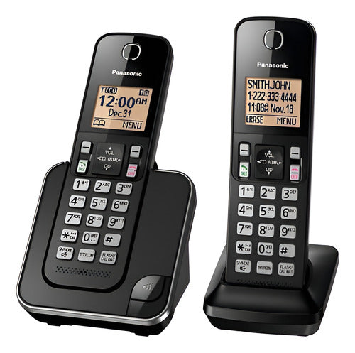 Teléfono Inalámbrico Panasonic Kx-tgc352b Negro