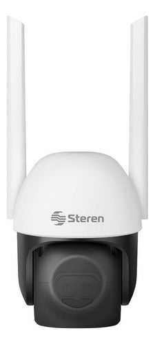 Mini Cámara De Seguridad Wi-fi 3 Mpx Robotizada Con Seguidor Blanco