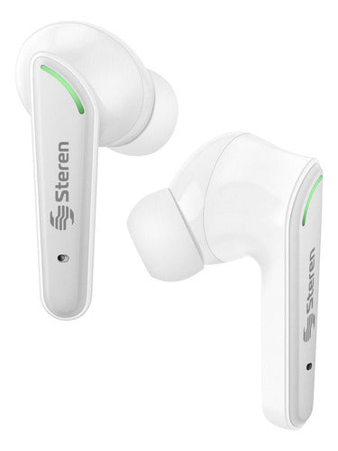 Audífonos Steren Aud-7400bl Tws Bluetooth Blancos - Blanco