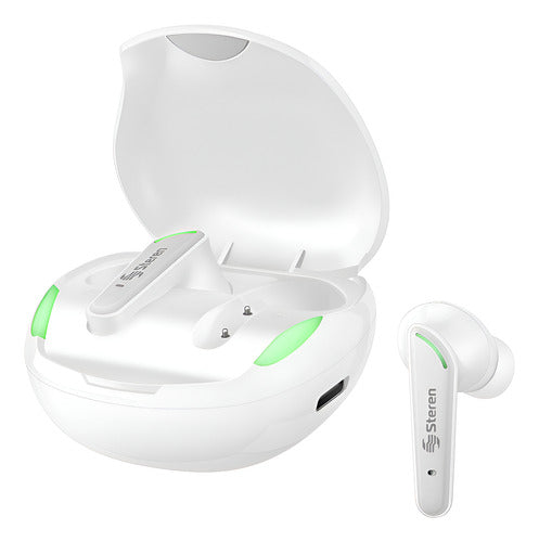 Audífonos Steren Aud-7400bl Tws Bluetooth Blancos - Blanco