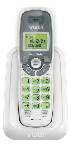 Set De 1 Telefono Inalambrico Vtech - Dect 6.0 Cs6114 Color Gris - Excelente (Reacondicionado)