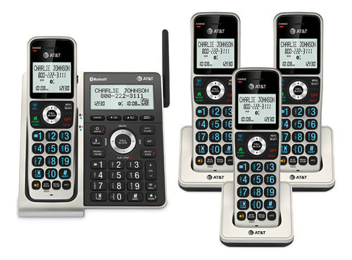 Teléfono Inalámbrico At&t Modelo Bl3107-5 - Dorado