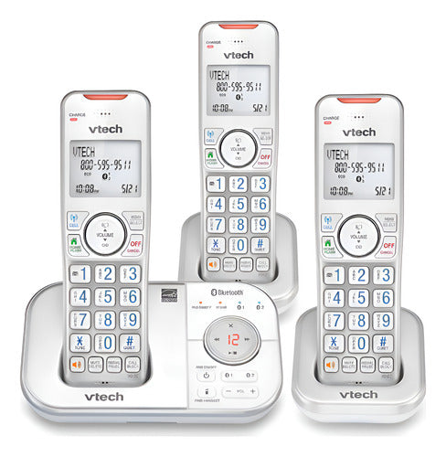 Teléfono Vtech Inalámbrico Vs112-37 Inalámbrico Color Blanco - Blanco
