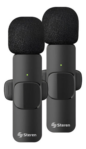 Micrófono Inalámbrico Steren Mov-029 Negro - Negro