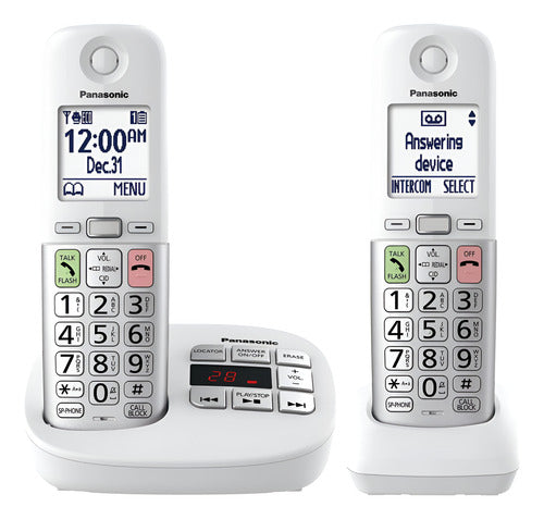 Panasonic Kx-tgu432w Dect 6.0 Teléfono Inalámbrico - Blanco