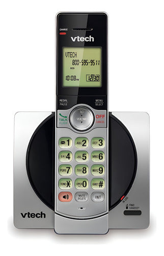 Teléfono Vtech Cs6919 Inalámbrico Color Negro/plateado - Negro/plateado