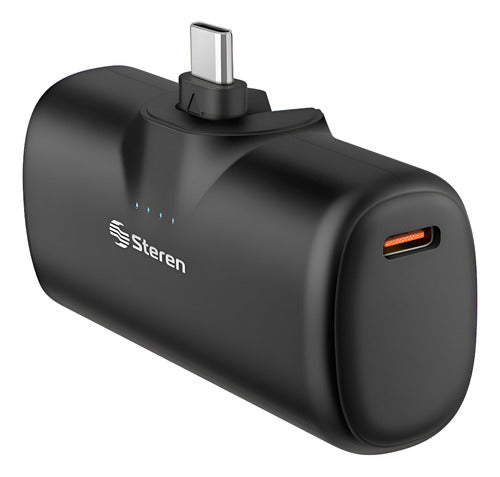 Cargador Steren Pb-2004 Usb-c Negro 4000mah 20w