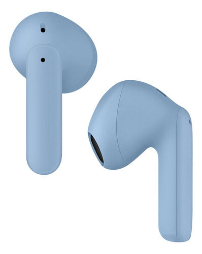 Audífonos Tws Steren Aud-7840az In-ear Azul Con Estuche