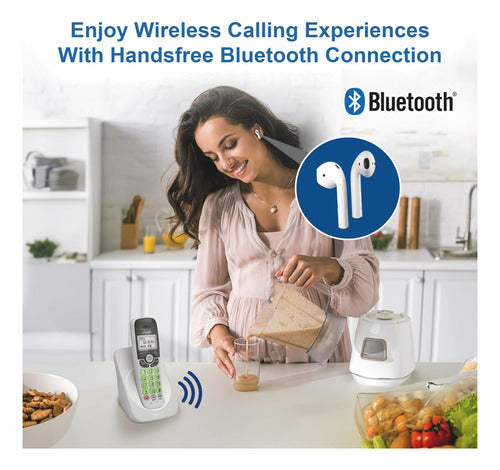 Telefono Inalambrico Vtech Vg131 Altavoz Bluetooth Color Blanco