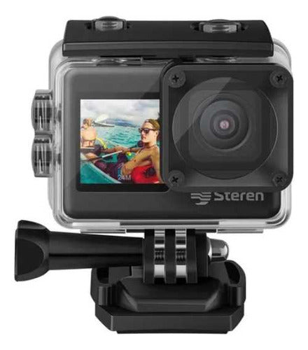 Videocámara Steren Cam-700 4k Acción Negro Wi-fi