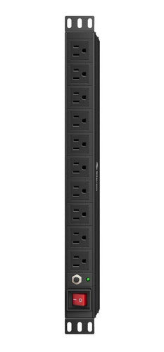 Multicontacto Steren Mor-015 Negro 10 Tomas 1.2m 15a