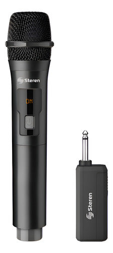 Micrófono Steren Mic-285r Inalámbrico Negro