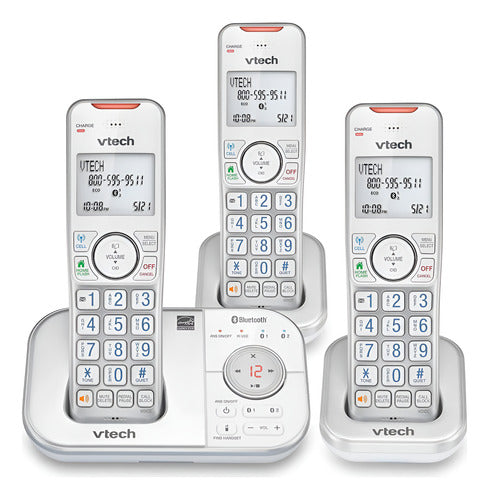 Teléfono Inalámbrico Vtech Vs112-37 Fácil Uso Blanco