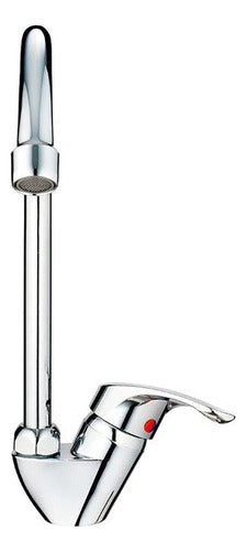 Mezcladora Homefits Cocina 10100011-021 Cromado Monomando Plateado/cromo