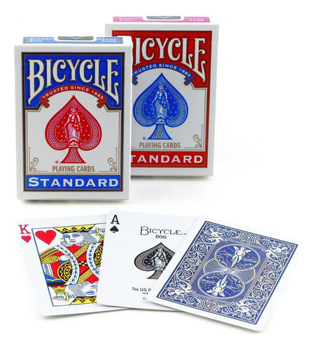 Cartas Bicycle Standard Baraja Poker  Paquete De 6 3 Y 3 Rojo/azul