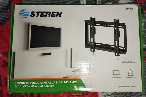 Soporte Para Pantallas De 23 A 42 , Ultradelgado | Stv-029 Negro