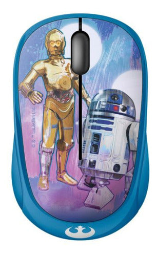 Mini Mouse Star Wars R2d2 Inalámbrico De 1200 Dpi Steren Azul
