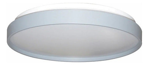 Lámpara De Techo Homefits Plafón Led 24w Gris 3000k