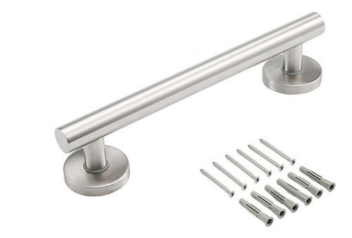 Agarradera Para Baño Barra De  Seguridad 61c Plateado Recto Plateado / Recto