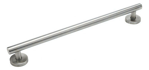Agarradera Para Baño Barra De  Seguridad 61c Plateado Recto Plateado / Recto