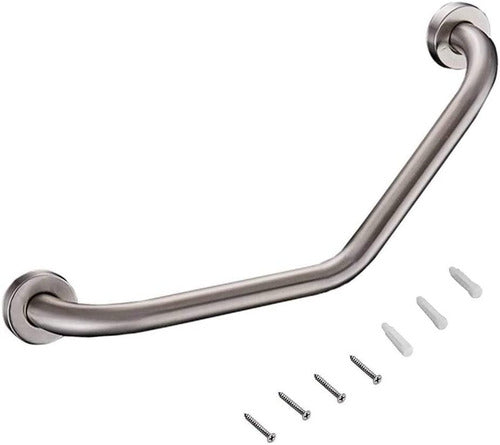 Agarradera Para Baño De Apoyo Soporte De Seguridad Plateado
