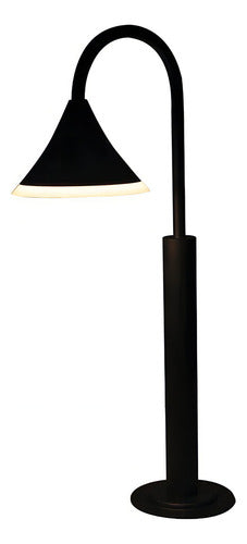 Poste  De Luz Led Para Exteriores Jardines Terrazas  Negro